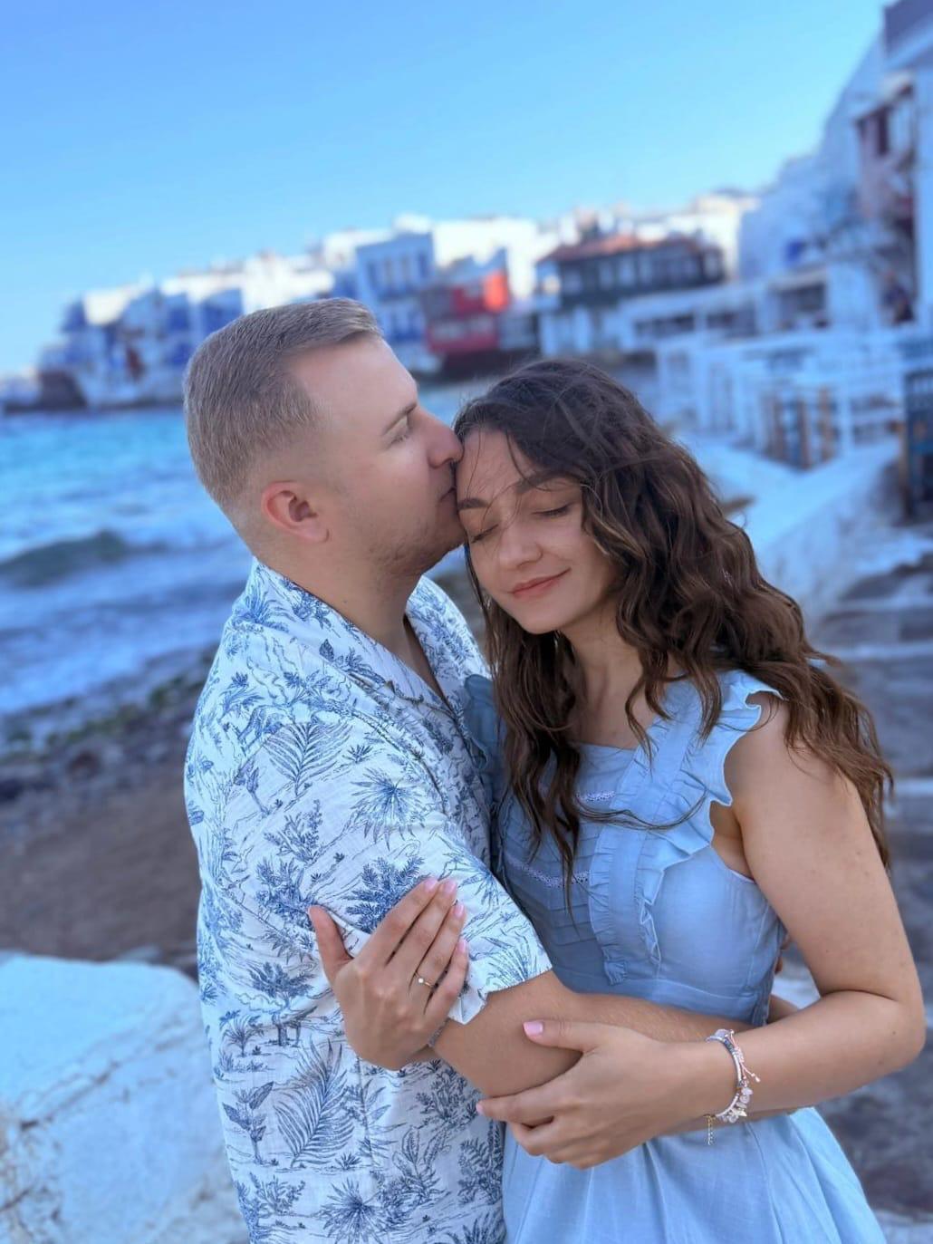 a person talking on a cell phone