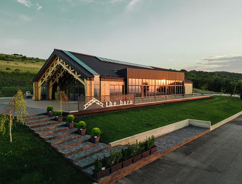 a house with trees in the background